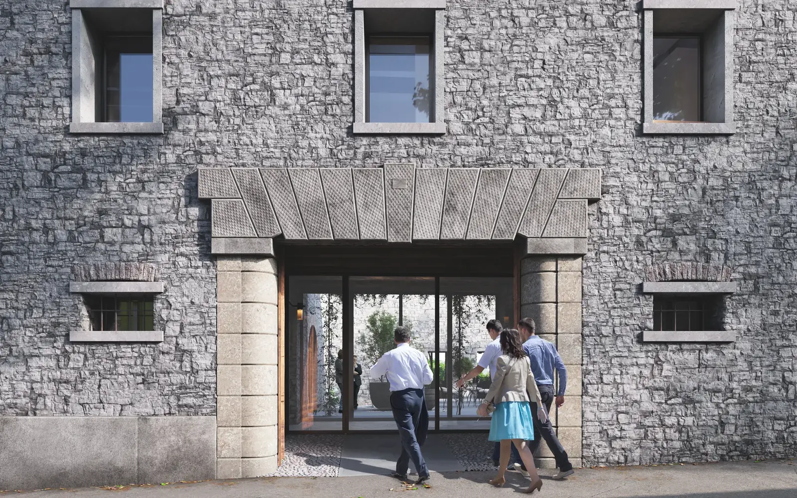 Facciata ingresso Borgo Taurino